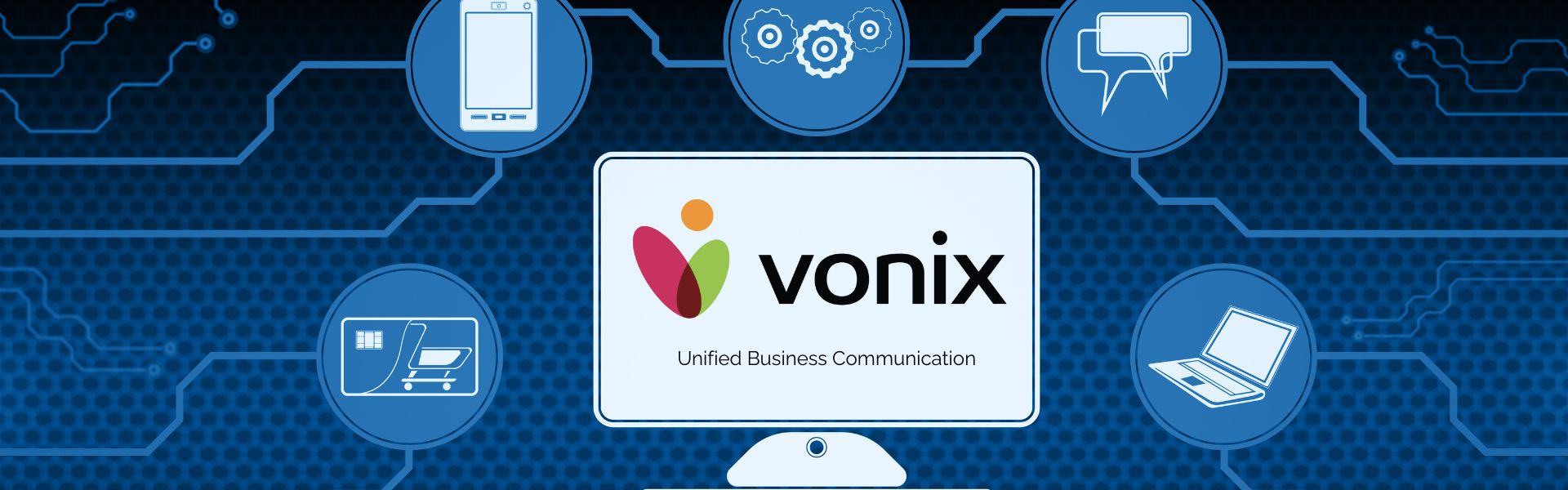 Unified messaging platform interface showing SMS, email, and chat in one dashboard